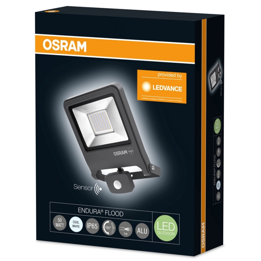 Osram - LED Reflektor sa senzorom ENDURA LED/50W/230V IP44