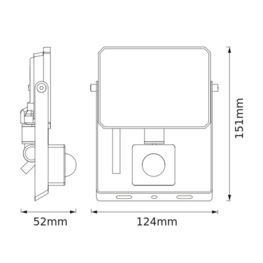 Osram - LED reflektor sa senzorom FLOODLIGHT LED/20W/230V 6500K IP65