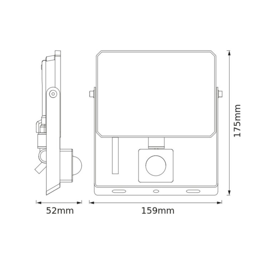 Osram - LED reflektor sa senzorom FLOODLIGHT LED/30W/230V 6500K IP65