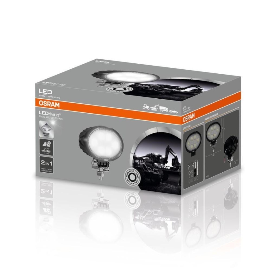 Osram - LED reflektor za automobil OVAL WL VX150-WD LED/28W/12/24V IP69 6000K