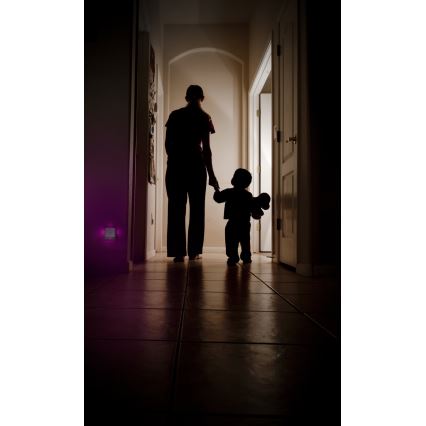 Osram - LED RGB orijentacijsko svjetlo za utičnicu sa senzorom LUNETTA LED/0,3W/230V