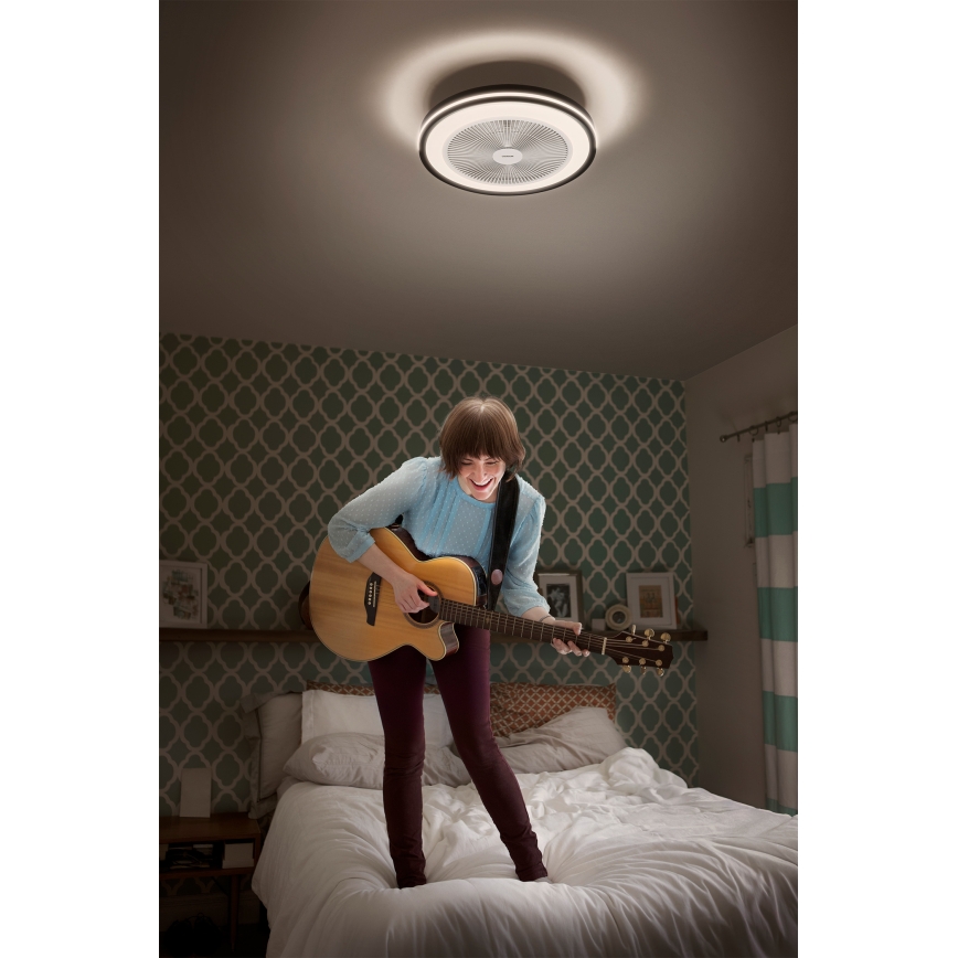 Osram - LED prigušivo stropno svjetlo s ventilatorom MURLAN LED/26W/230V 3000-6500K + daljinsko upravljanje