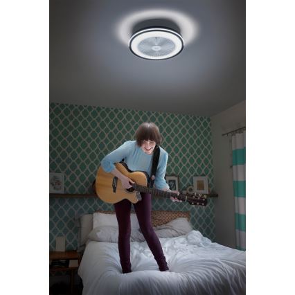 Osram - LED prigušivo stropno svjetlo s ventilatorom MURLAN LED/26W/230V 3000-6500K + daljinsko upravljanje