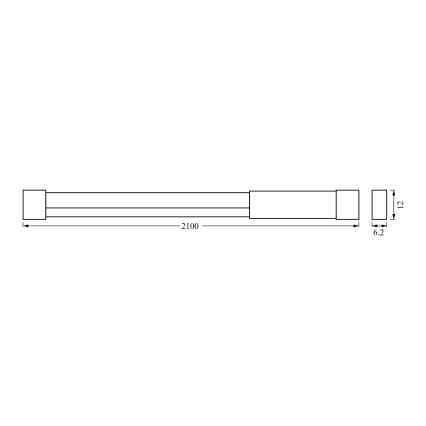 Osram - LED RGBW traka s prigušivanjem NEON FLEX 2m LED/4W/5V + daljinsko upravljanje