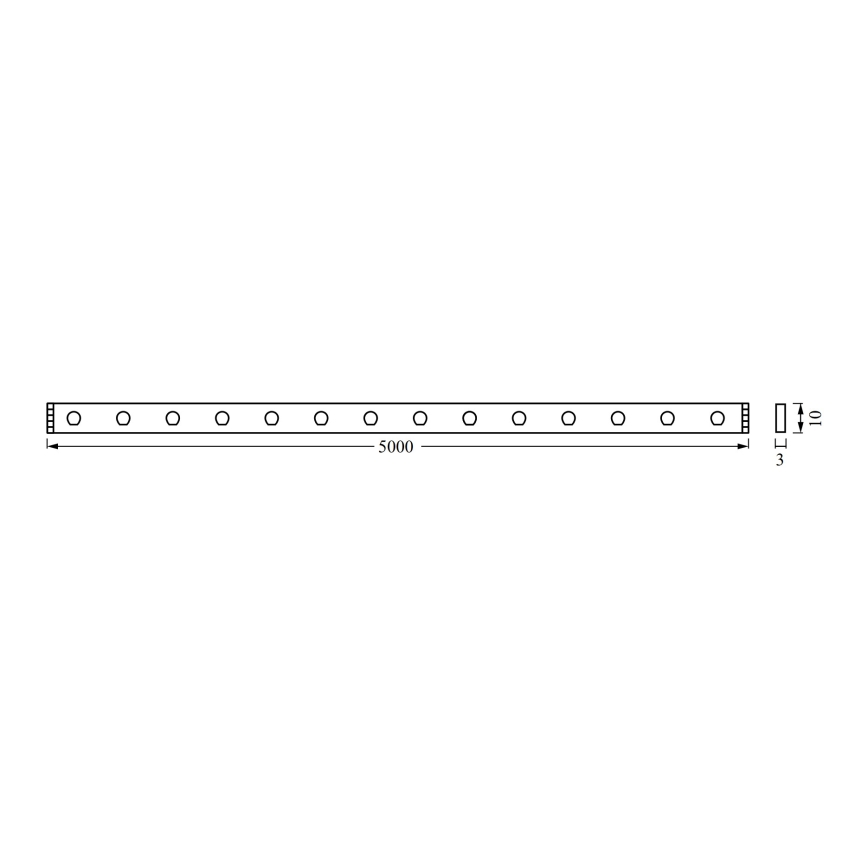 Osram - LED RGB prigušiva traka SMART+ MAGIC FLEX 5m LED/24W/230V Wi-Fi + daljinski upravljač
