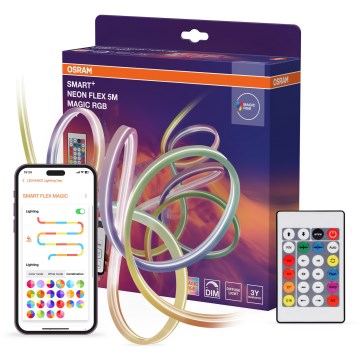 Osram - LED RGB prigušiva vanjska traka SMART+ MAGIC 5m LED/24W/230V IP44 Wi-Fi+ daljinski upravljač