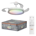 Osram - LED RGB prigušivo stropno svjetlo s ventilatorom CIERZO LED/35W/230V 3000-6500K + daljinski upravljač