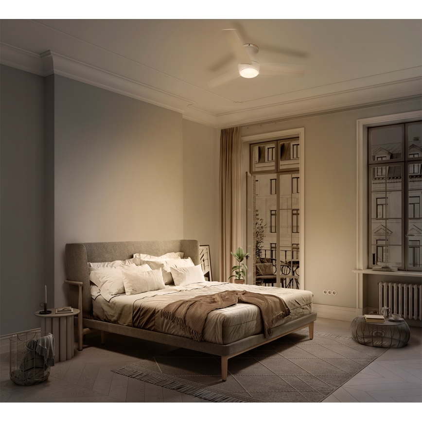 Osram - LED RGB stropni ventilator s prigušivanjem NORDES LED/18W/230V 3000-6500K + daljinski upravljač