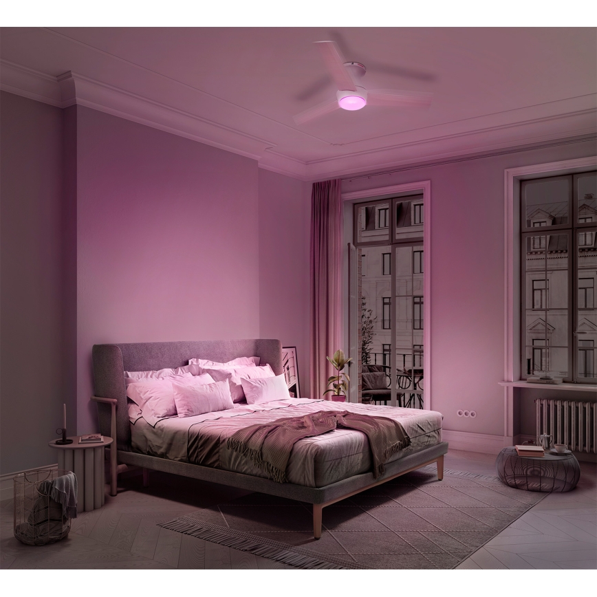 Osram - LED RGB stropni ventilator s prigušivanjem NORDES LED/18W/230V 3000-6500K + daljinski upravljač