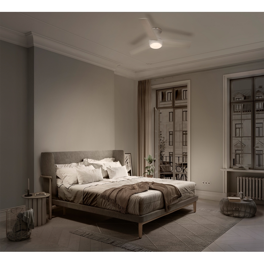 Osram - LED RGB stropni ventilator s prigušivanjem NORDES LED/18W/230V 3000-6500K + daljinski upravljač