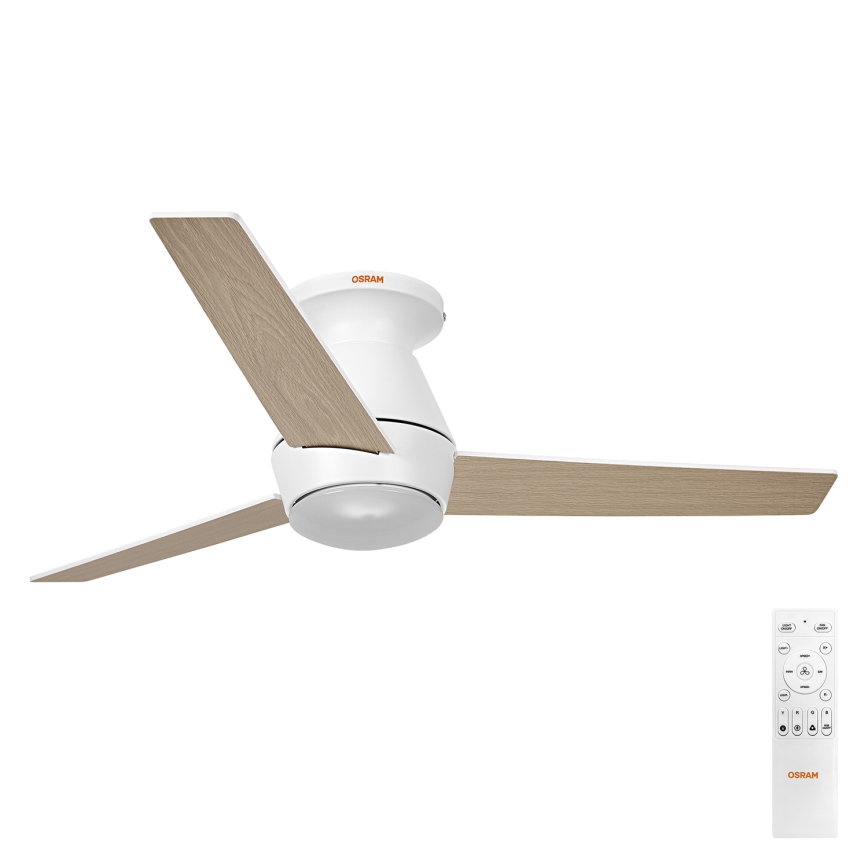 Osram - LED RGB stropni ventilator s prigušivanjem NORDES LED/18W/230V 3000-6500K + daljinski upravljač
