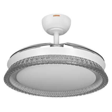 Osram - LED RGB prigušivo stropno svjetlo s ventilatorom CIERZO LED/35W/230V 3000-6500K + daljinski upravljač