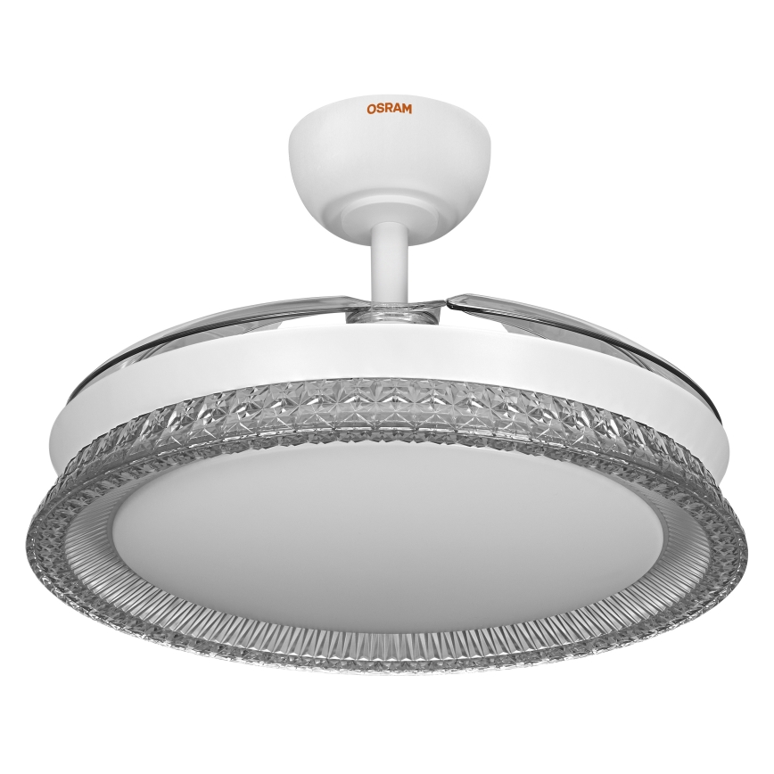 Osram - LED RGB prigušivo stropno svjetlo s ventilatorom CIERZO LED/35W/230V 3000-6500K + daljinski upravljač