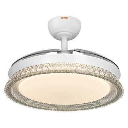 Osram - LED RGB prigušivo stropno svjetlo s ventilatorom CIERZO LED/35W/230V 3000-6500K + daljinski upravljač