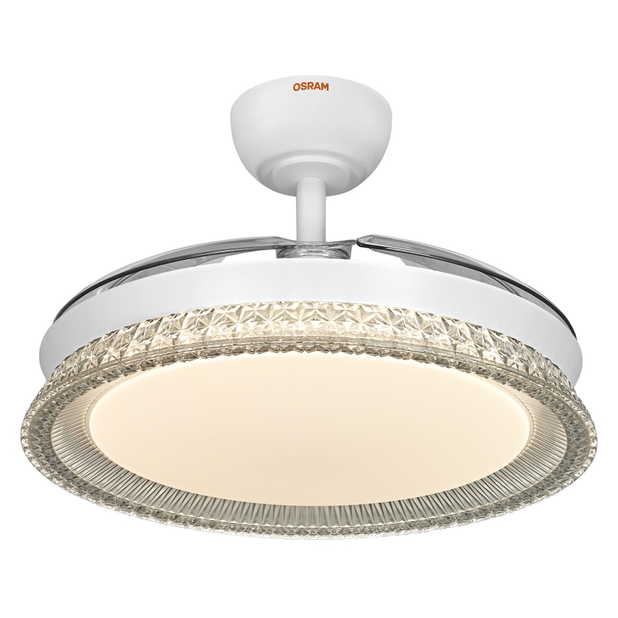 Osram - LED RGB prigušivo stropno svjetlo s ventilatorom CIERZO LED/35W/230V 3000-6500K + daljinski upravljač
