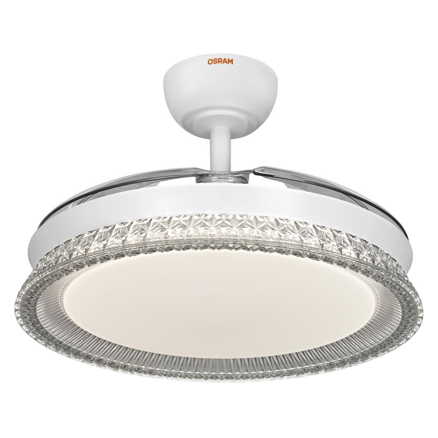 Osram - LED RGB prigušivo stropno svjetlo s ventilatorom CIERZO LED/35W/230V 3000-6500K + daljinski upravljač