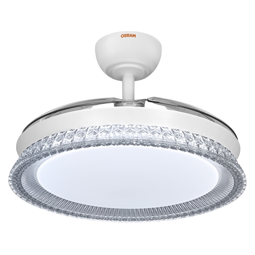 Osram - LED RGB prigušivo stropno svjetlo s ventilatorom CIERZO LED/35W/230V 3000-6500K + daljinski upravljač