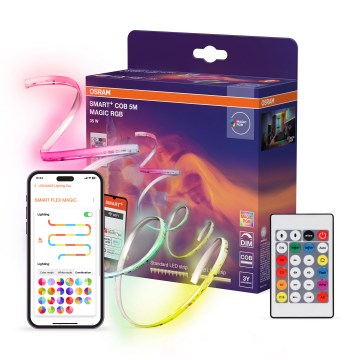 Osram - LED RGB traka s mogućnošću prigušivanja SMART+ MAGIC 5m LED/35W/230V Wi-Fi + daljinski upravljač