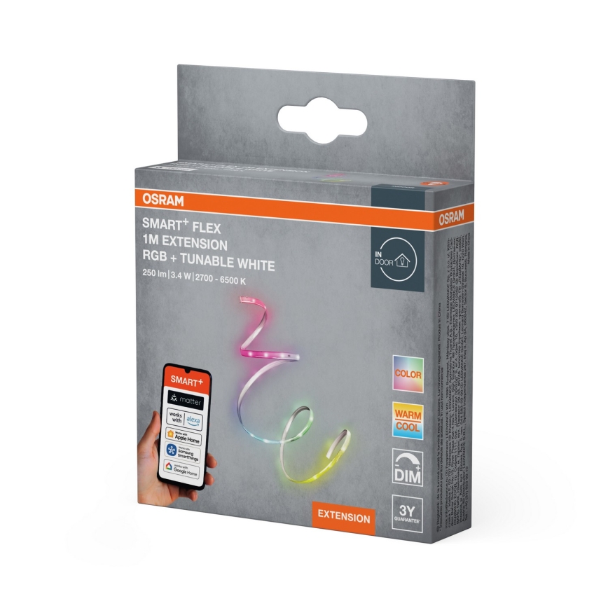 Osram - LED RGB+TW prigušiva SMART+ FLEX LED traka 1m LED/3,4W/230V 2700-6500K Wi-Fi