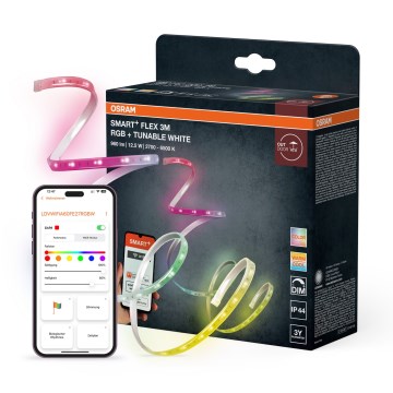 Osram - LED RGB+TW prigušiva vanjska LED traka SMART+ FLEX 3m LED/12,5W/230V 2700-6500K IP44 Wi-Fi