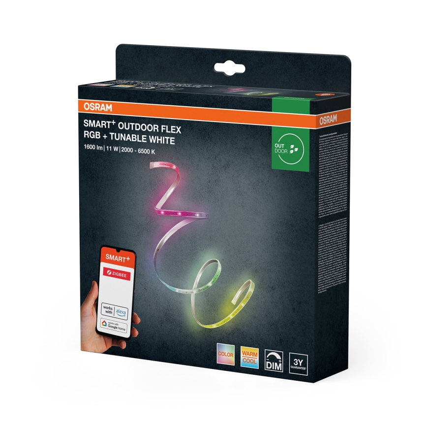 Osram - LED RGB+TW prigušiva vanjska traka SMART+ FLEX 5m LED/11W/230V 2000-6500K IP65