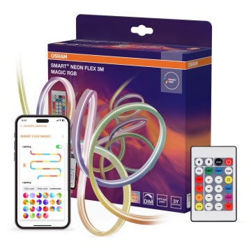 Osram - LED RGB vanjska traka SMART+ MAGIC 3 m s mogućnošću prigušivanja LED/15W/230V IP44 Wi-Fi + daljinski upravljač