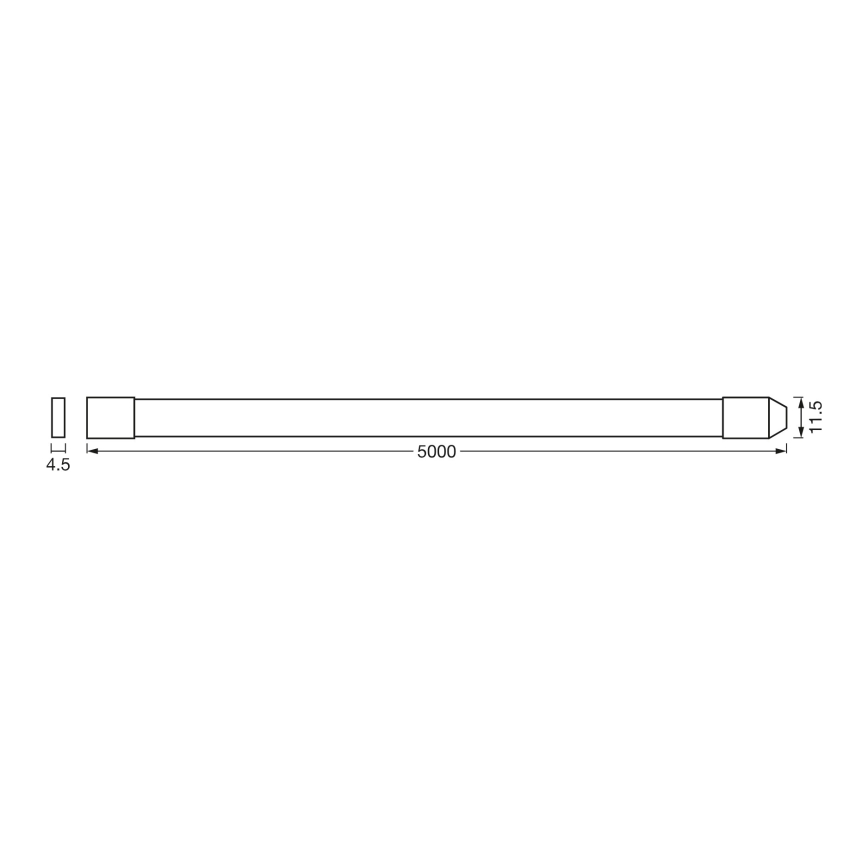 Osram - LED RGBW prigušiva vanjska LED traka SMART+ FLEX 5m LED/14,5W/230V 2700-6500K IP44 Wi-Fi
