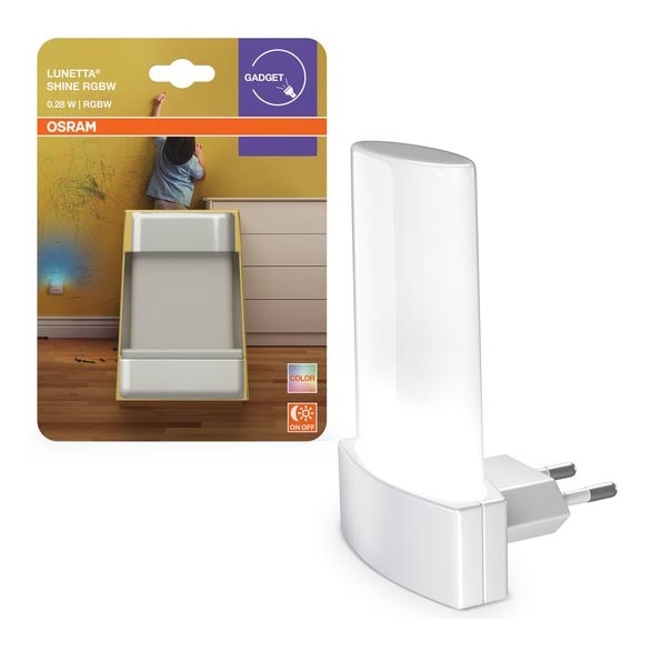 Osram - LED RGBW Noćno svjetlo s senzorom LUNETTA LED/0,28W/230V