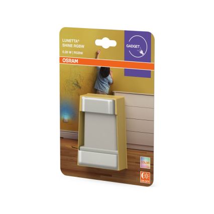 Osram - LED RGBW Noćno svjetlo s senzorom LUNETTA LED/0,28W/230V