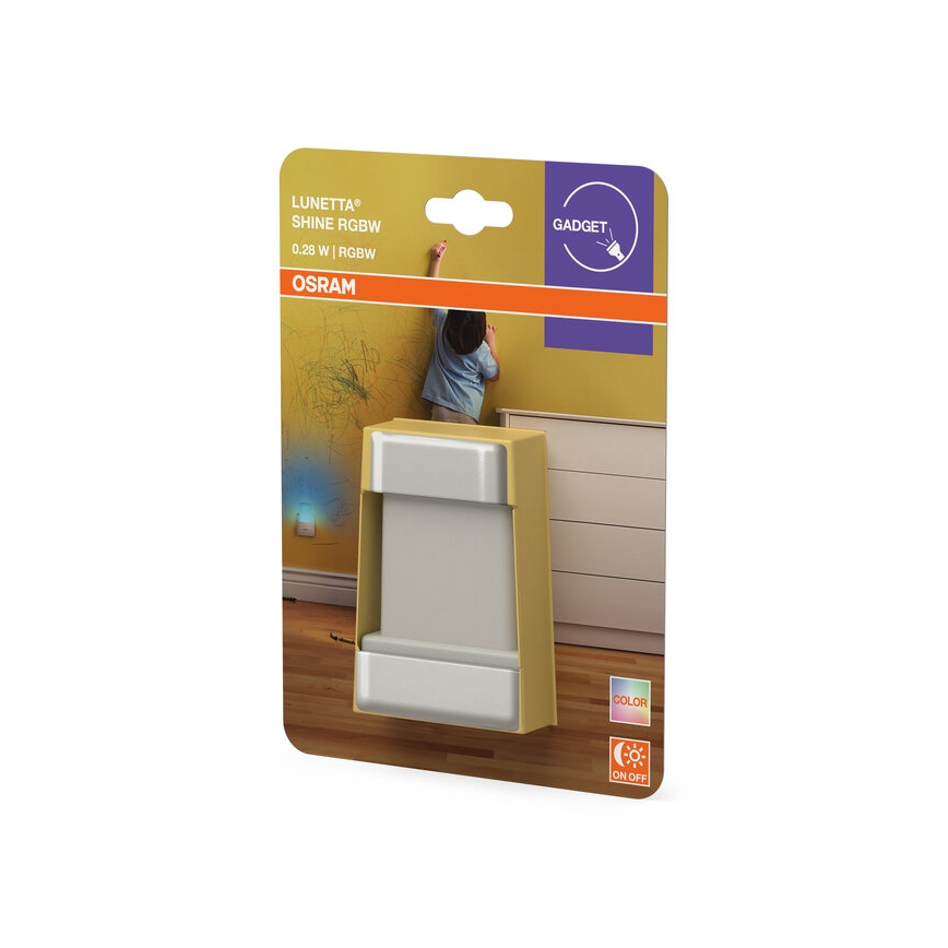 Osram - LED RGBW Noćno svjetlo s senzorom LUNETTA LED/0,28W/230V