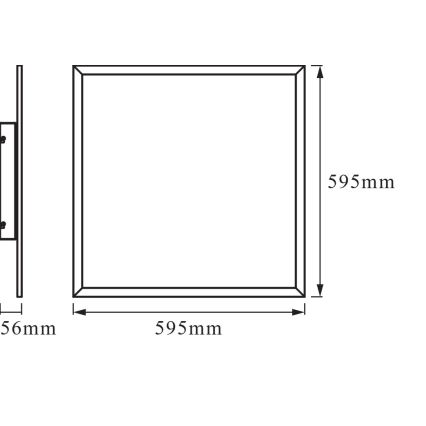 Osram - LED RGBW prigušivo stropno svjetlo SMART+ PLANON LED/36W/230V 60x60 cm Wi-Fi