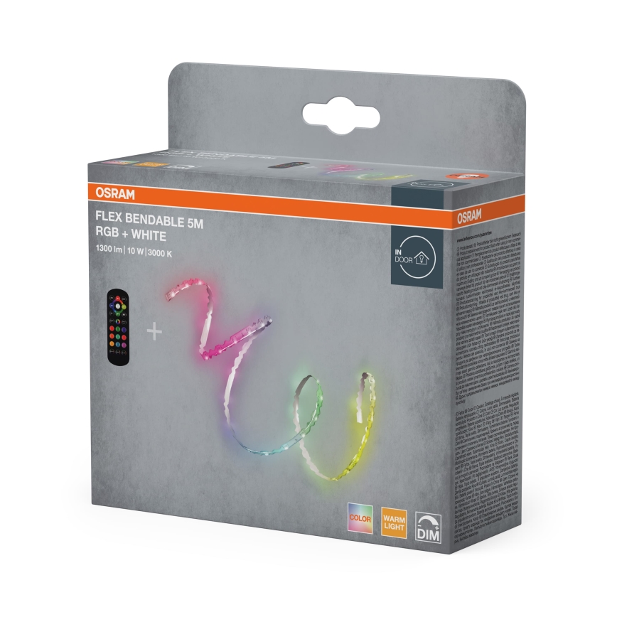 Osram - LED RGBW prigušiva traka FLEX 5m LED/10W/230V + daljinsko upravljanje