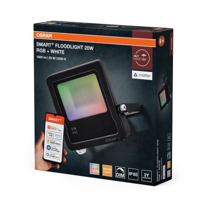 Osram - LED RGBW reflektor SMART+ FLOODLIGHT s mogućnošću prigušivanja LED/20W/230V IP65 Wi-Fi