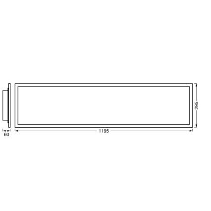 Osram - LED RGBW prigušivo stropno svjetlo SMART+ MAGIC LED/36W/230V 2700-6500K Wi-Fi + daljinski upravljač
