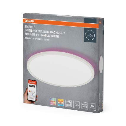 Osram - LED RGBW prigušiva stropna svjetiljka SMART+ ORBIS LED/25W/230V promjer 40 cm 2700-6500K Wi-Fi