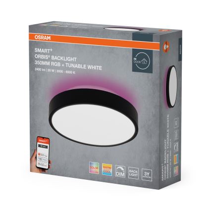 Osram - LED RGBW prigušivo stropno svjetlo SMART+ ORBIS LED/28W/230V Ø 35 cm 2700-6500K Wi-Fi