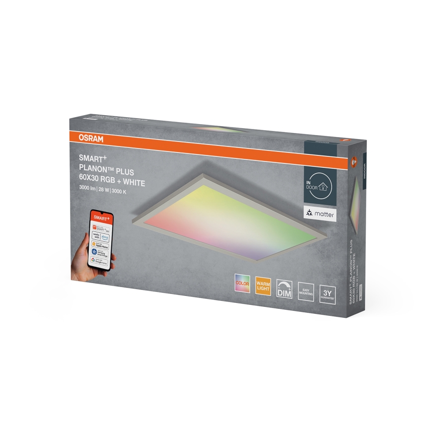 Osram - LED RGBW prigušivo stropno svjetlo SMART+ PLANON LED/28W/230V 60x30 cm Wi-Fi