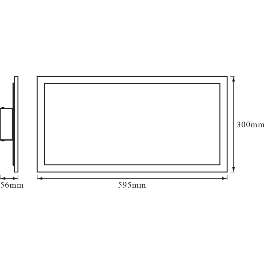 Osram - LED RGBW prigušivo stropno svjetlo SMART+ PLANON LED/28W/230V 60x30 cm Wi-Fi