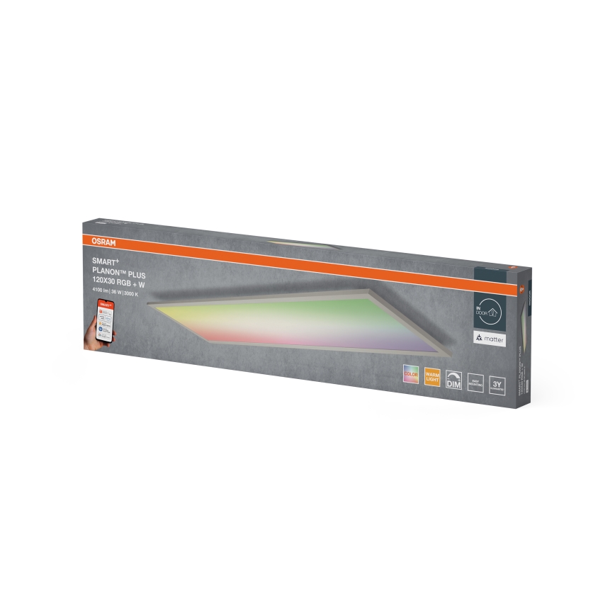 Osram - LED RGBW Stropna svjetiljka SMART+ PLANON LED/36W/230V 120x30 cm s mogućnošću prigušivanja Wi-Fi
