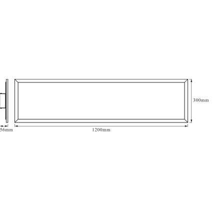 Osram - LED RGBW Stropna svjetiljka SMART+ PLANON LED/36W/230V 120x30 cm s mogućnošću prigušivanja Wi-Fi