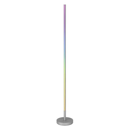 Osram - LED RGBW prigušiva podna lampa SMART+ MAGIC LED/11,5W/230V 2700-6500K srebrna Wi-Fi + daljinski upravljač