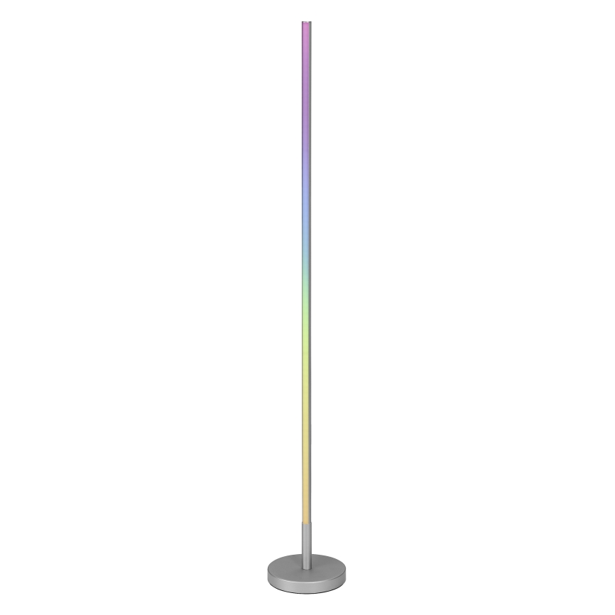 Osram - LED RGBW prigušiva podna lampa SMART+ MAGIC LED/11,5W/230V 2700-6500K srebrna Wi-Fi + daljinski upravljač