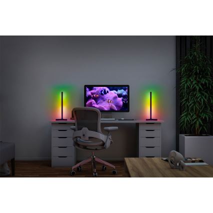 Osram - LED RGBW stolna lampa s mogućnošću prigušivanja SMART+ MAGIC LED/7,5W/230V 2700-6500K crna Wi-Fi + daljinski upravljač