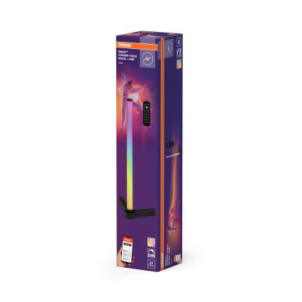 Osram - LED RGBW stolna lampa s mogućnošću prigušivanja SMART+ MAGIC LED/7,5W/230V 2700-6500K crna Wi-Fi + daljinski upravljač