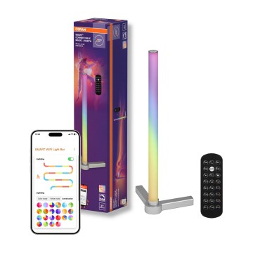 Osram - LED RGBW stolna lampa s mogućnošću prigušivanja SMART+ MAGIC LED/7,5W/230V 2700-6500K srebrna Wi-Fi + daljinsko upravljanje
