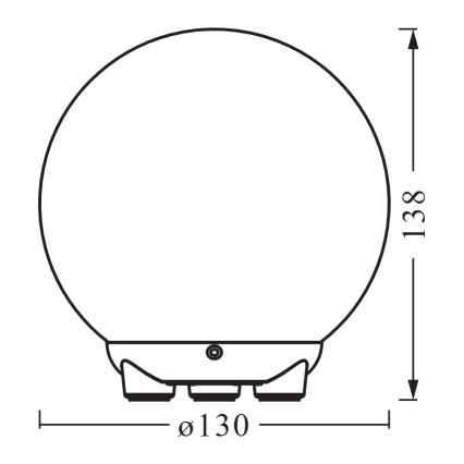 Ledvance - LED RGBW prigušiva punjiva stolna svjetiljka SMART+ MAGIC LED/2,5W/5V 2200-6500K Wi‑Fi bijela