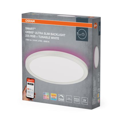 Osram - LED RGBW prigušivo stropno svjetlo SMART+ ORBIS LED/19W/230V prom. 23,5 cm 2700-6500K Wi-Fi