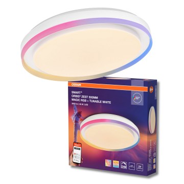 Osram - LED RGBW stropno svjetlo s mogućnošću dimiranja SMART+ MAGIC LED/38W/230V Ø 49 cm bijela 2700-6500K Wi-Fi
