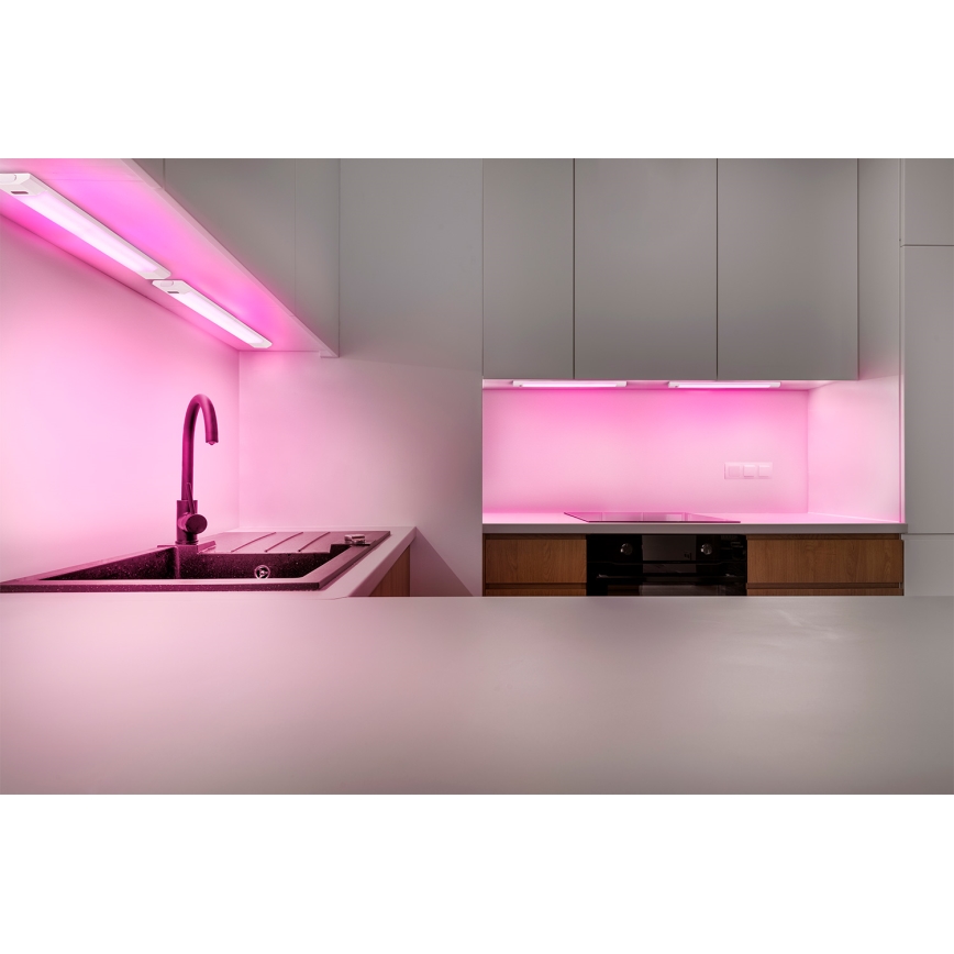 Osram - LED RGBW prigušivo svjetlo ispod kuhinjskih ormarića LINEAR EDGE LED/8W/230V 50 cm bijelo + daljinski upravljač