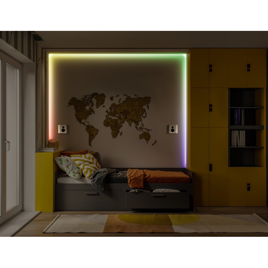 Osram - LED RGBW traka FLEX 3m LED/10W/230V s mogućnošću prigušivanja + daljinski upravljač
